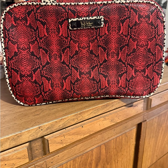Nicole Miller Handbags - Nicole Miller Red Bible Bag